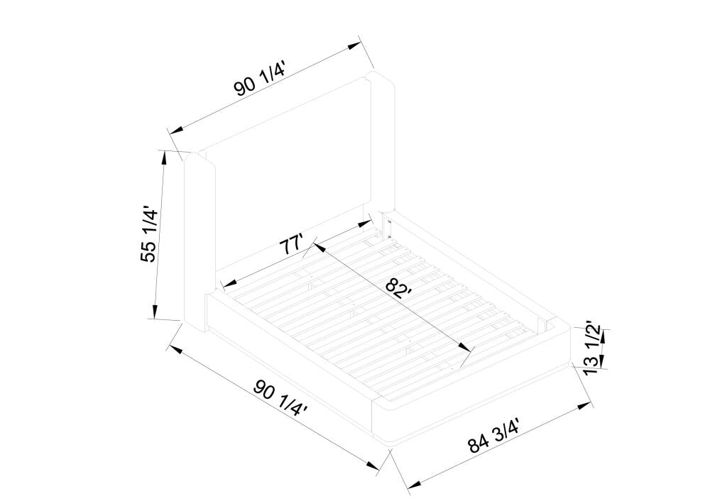 Covina Upholstered Bed
