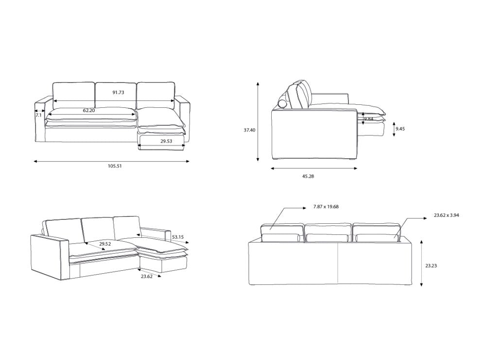 Davis Slipcover Sectional