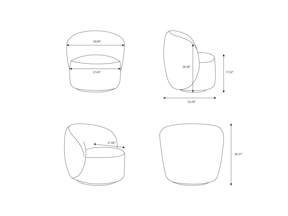 Kamise Swivel Chair
