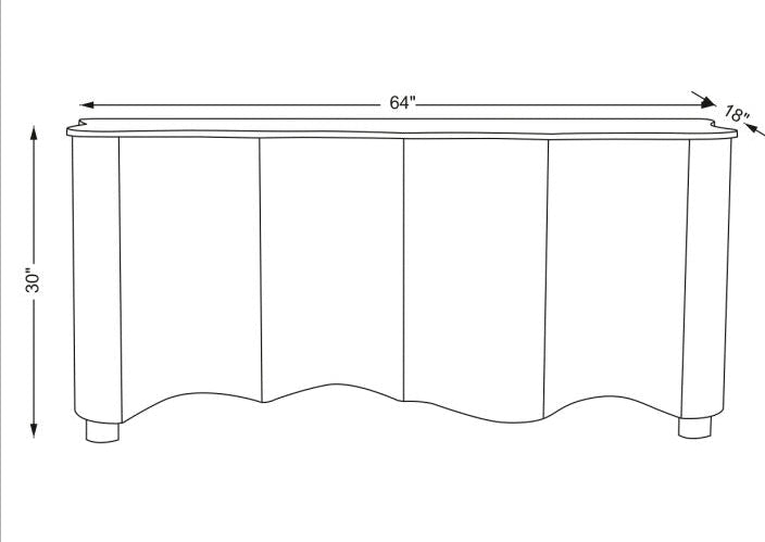 Marron Sideboard