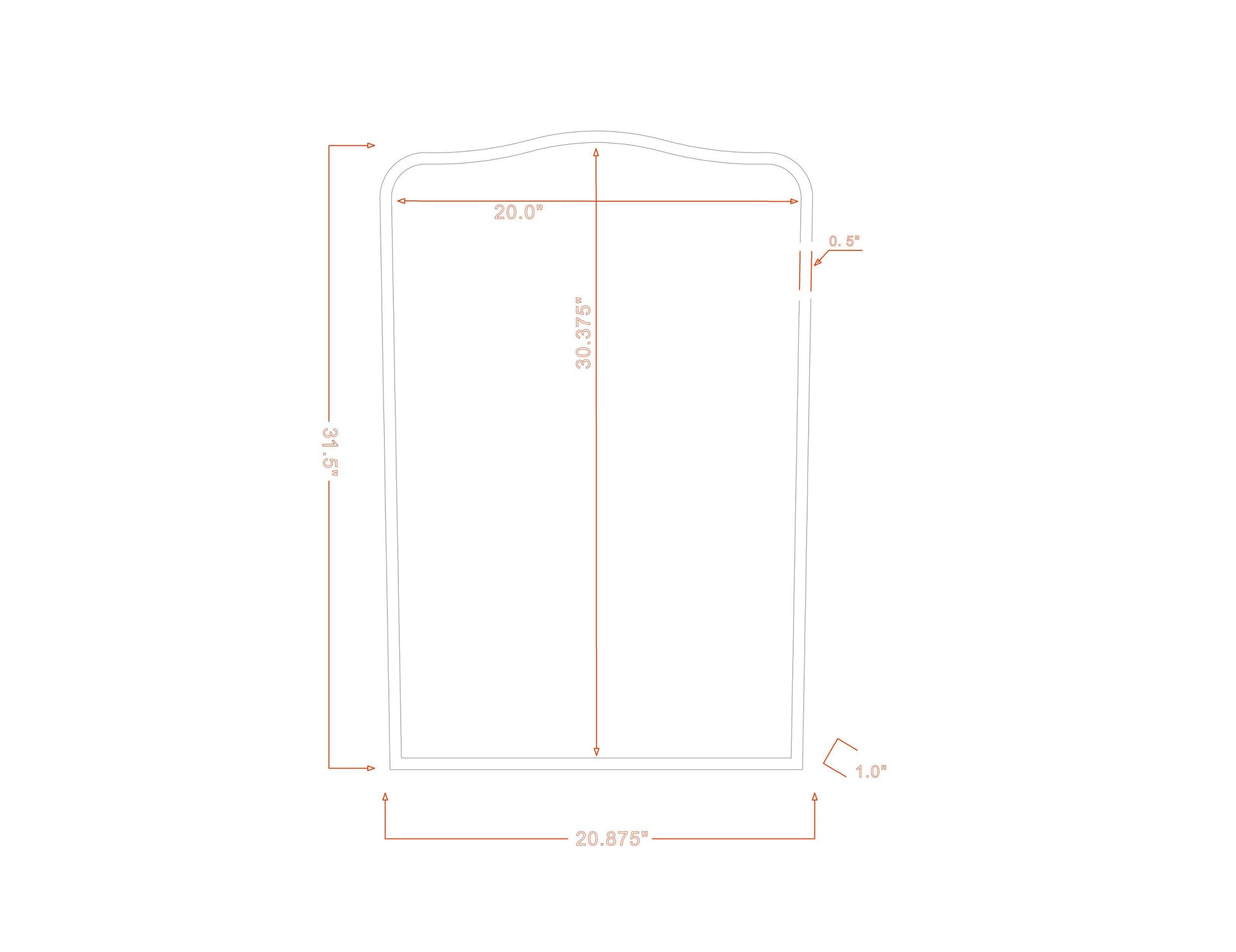 August Mantel Mirror